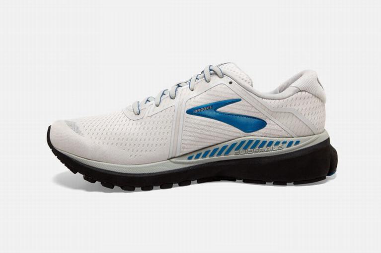 Brooks Adrenaline GTS 20 Road Running Shoes - Men's - White/Blue (80749-WLJR)